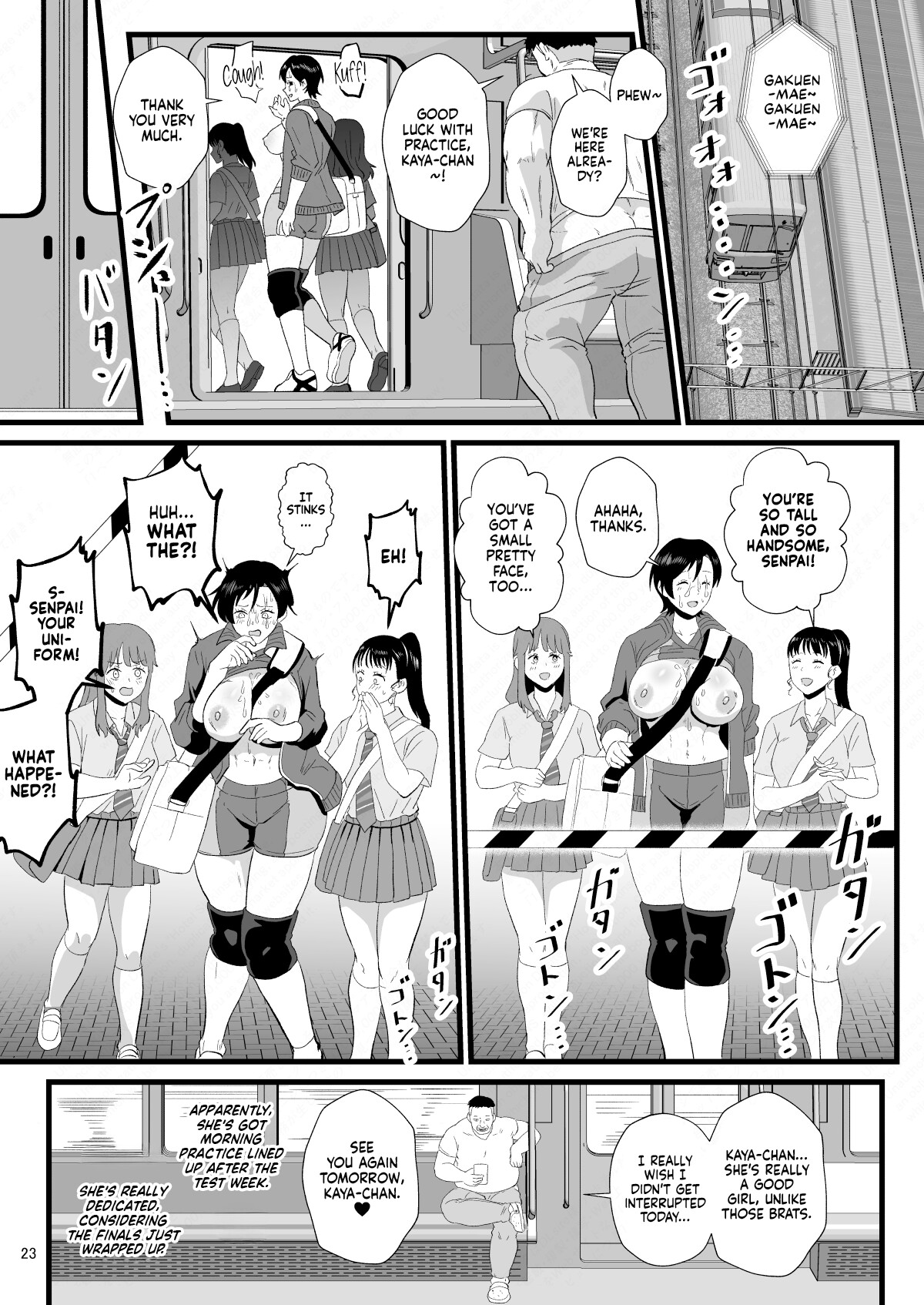 hentai manga The Perception-Altering Old Man Who Appeared on The Train to School 2